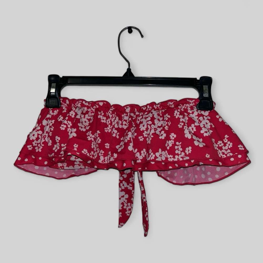 Womens Strapless Floral Bikini Top (BIKINI TOP ONLY)
